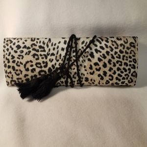 leopard print jewelry holder